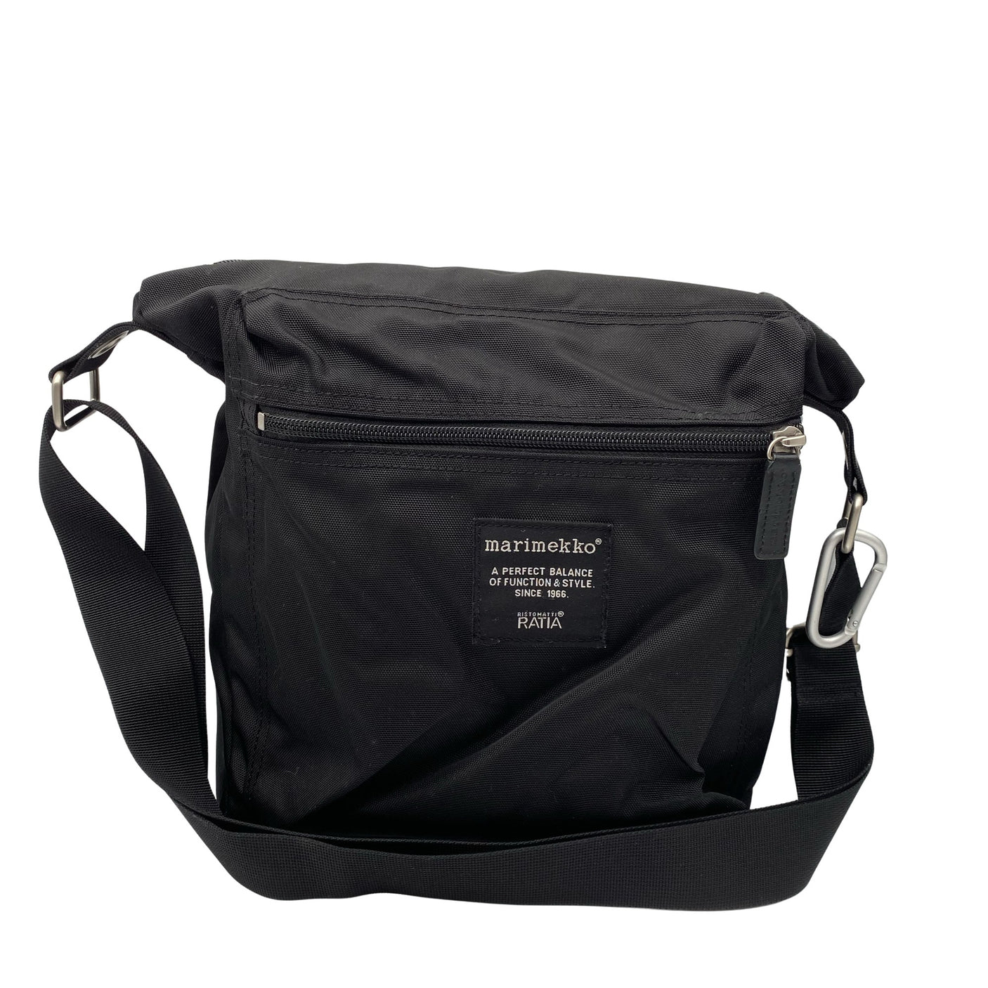 Unisex Marimekko - Õlakott, suurus Midi - Must (1)