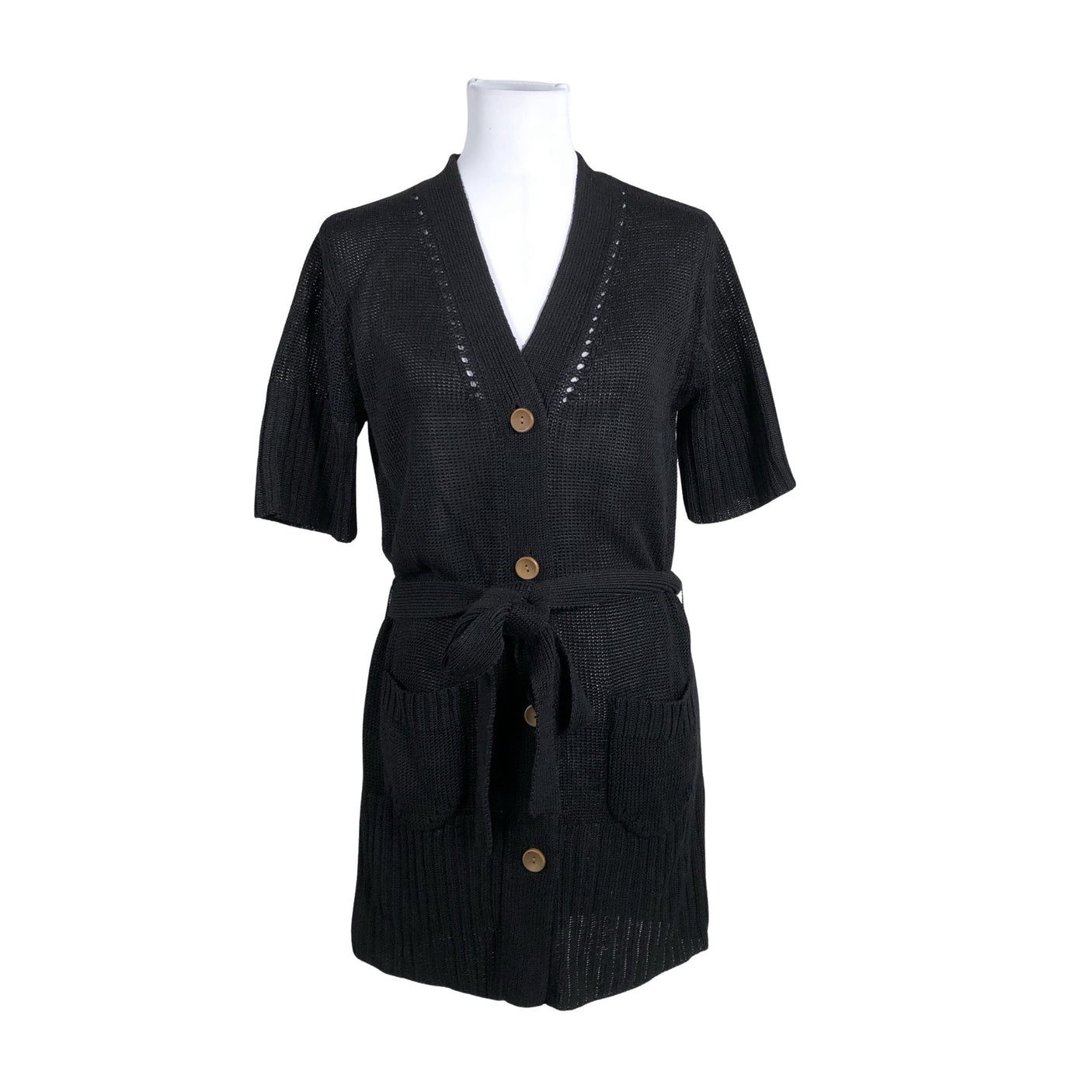Unisex Marimekko - Kardigan, suurus 38 - Must (1)