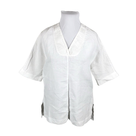 Unisex Voglia - Lühikeste käistega pluus, suurus 42 - Valge ()