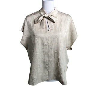 Unisex Part two - Lühikeste käistega pluus, suurus 38 - Beige (1)