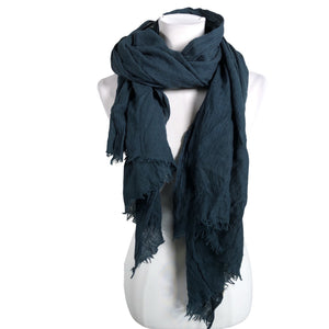 Unisex Merci - Õhuke sall, suurus Maxi - Sinine (1)
