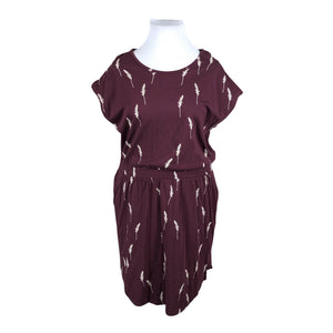 Unisex NOSH - Trikotaažist kleit, suurus 42 - Veinipunane (1)
