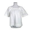 Unisex Second Female - Lühikeste käistega pluus, suurus 36 - Looduslik valge ()