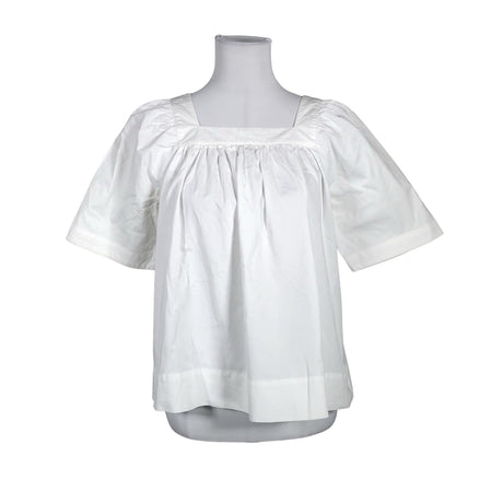 Unisex Second Female - Lühikeste käistega pluus, suurus 36 - Looduslik valge ()