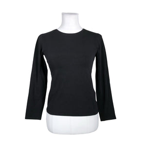 Unisex Massimo Dutti - Trikotaažist pluus, suurus 36 - Must (1)