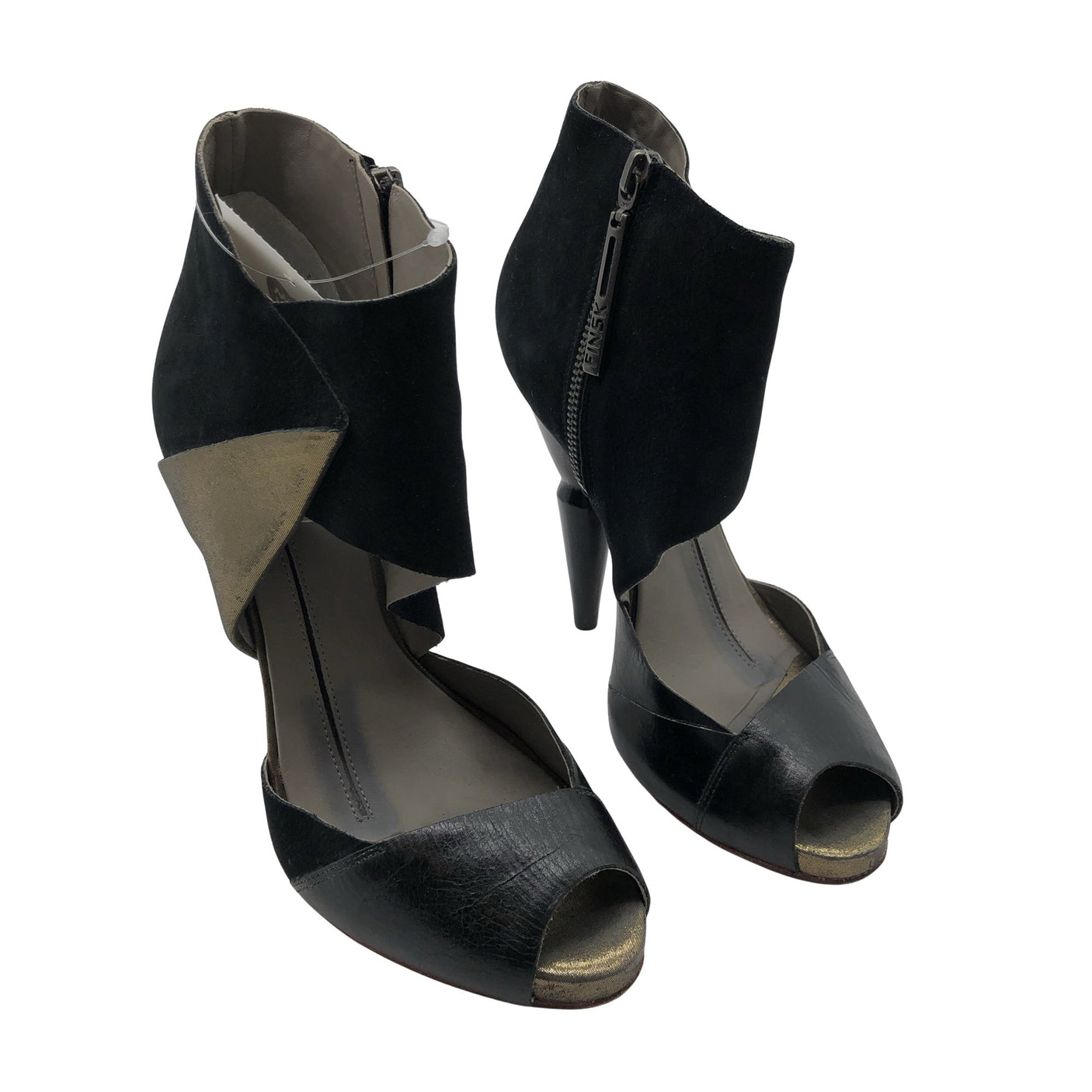 Unisex Finsk - Kontsaga rihmikud, suurus 38 - Must (3)