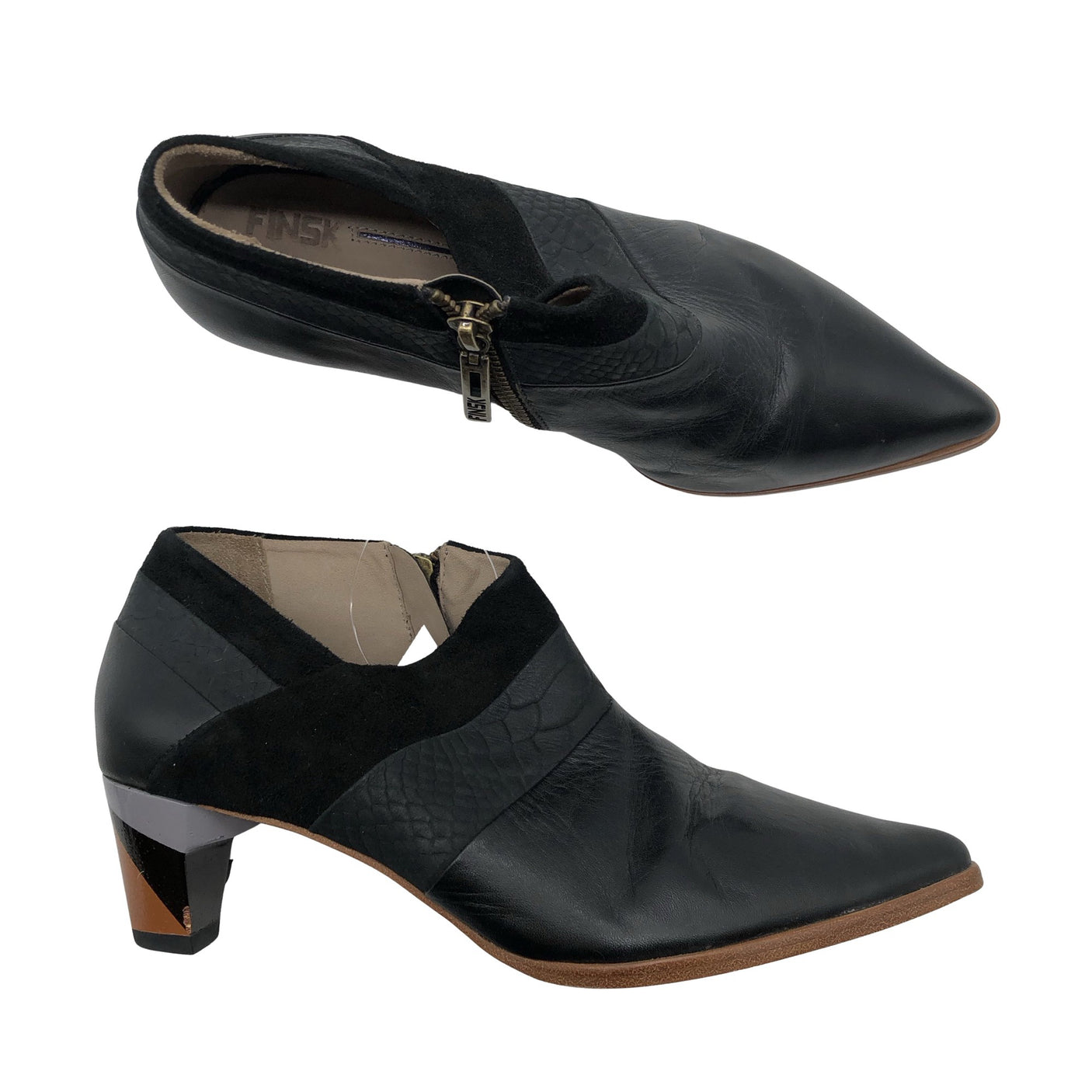 Unisex Finsk - Poolsaapad, suurus 38 - Must (1)