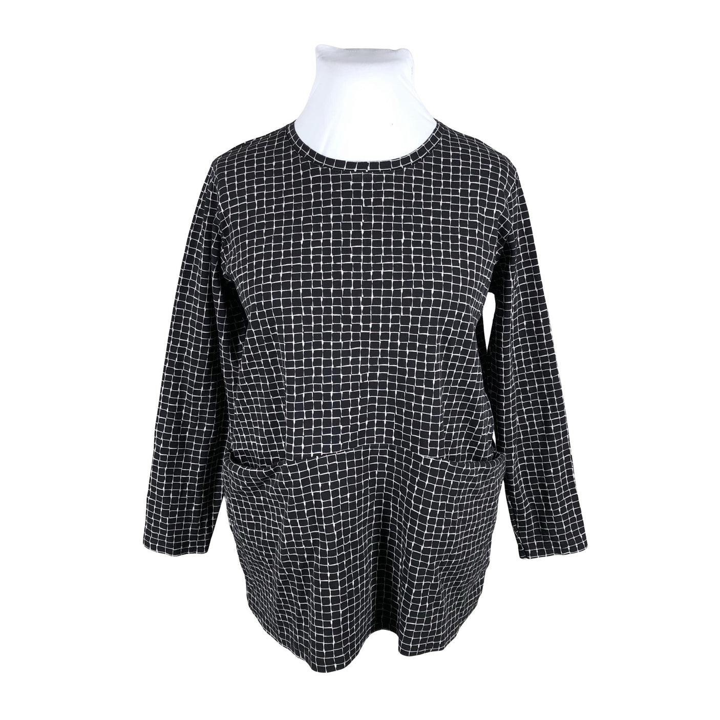 Unisex Nanso - Trikotaažist tuunika, suurus 44 - Must (2)