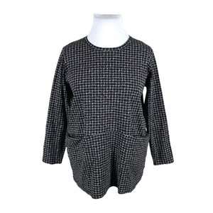 Unisex Nanso - Trikotaažist tuunika, suurus 44 - Must (2)