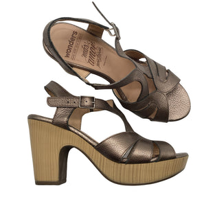Unisex Wonders - Kontsaga rihmikud, suurus 37 - Pruun (1)