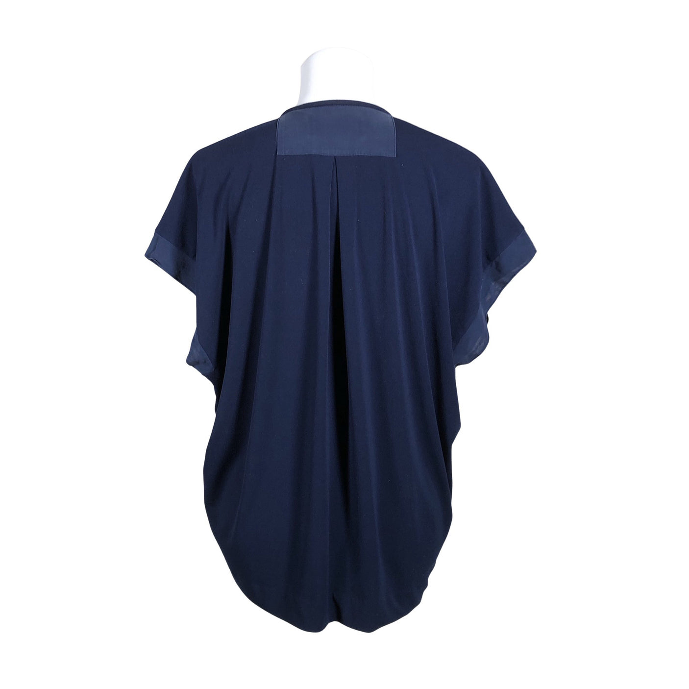 Unisex by Malene Birger - Lühikeste käistega pluus, suurus 38 - Sinine (2)