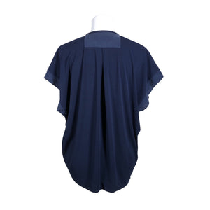 Unisex by Malene Birger - Lühikeste käistega pluus, suurus 38 - Sinine (2)
