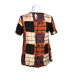 Unisex Esprit - Lühikeste käistega pluus, suurus 36 - Oranž (2)
