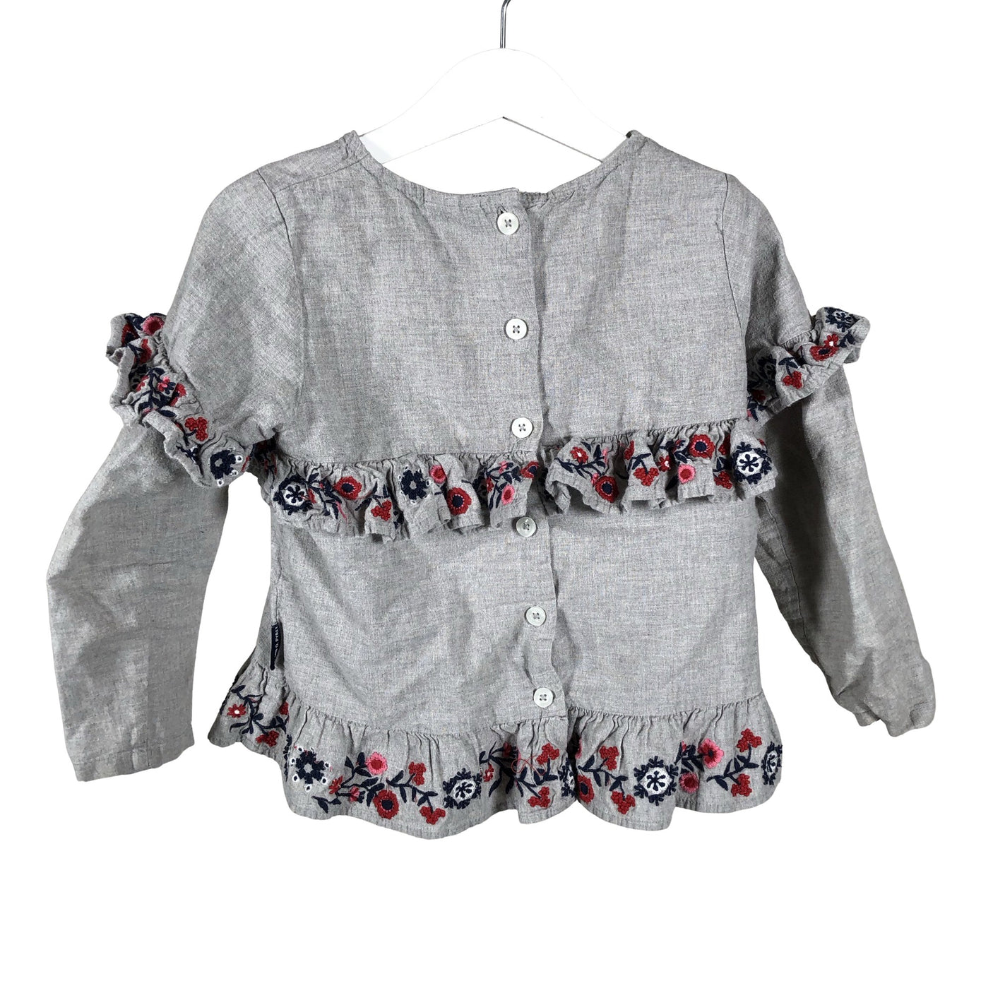Unisex Polarn O. Pyret - Pluus, suurus 104 - 110 - Hall (2)