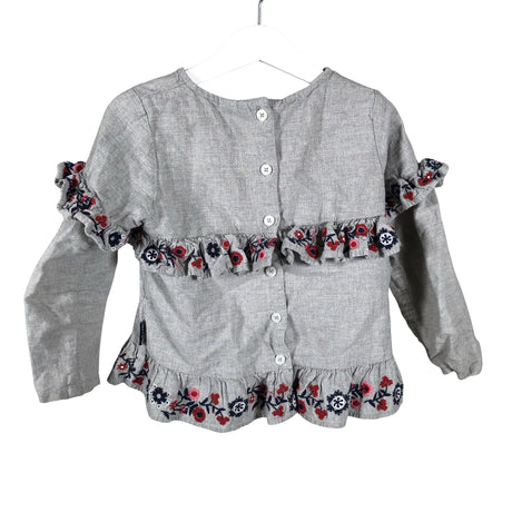 Unisex Polarn O. Pyret - Pluus, suurus 104 - 110 - Hall (2)