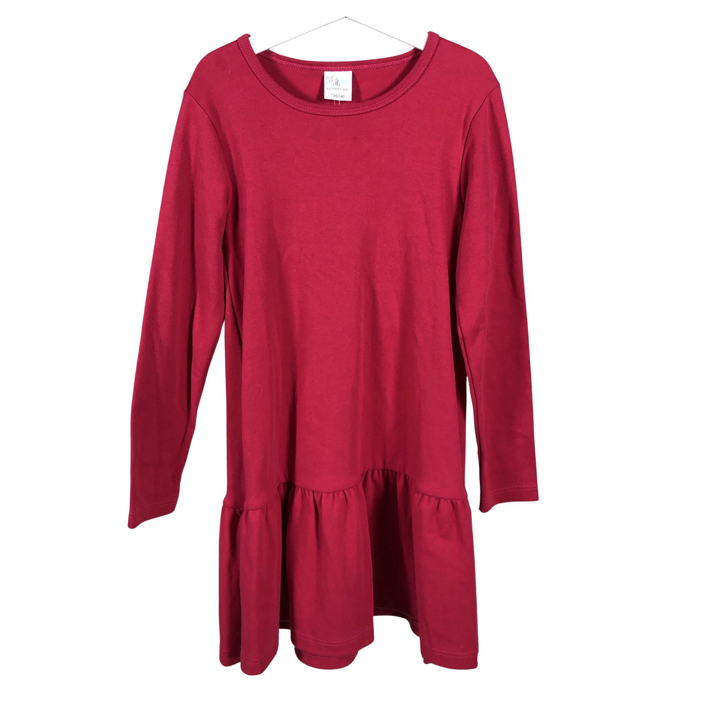 Unisex Melli - Trikotaažist kleit, suurus 134 - 140 - Roosa (1)
