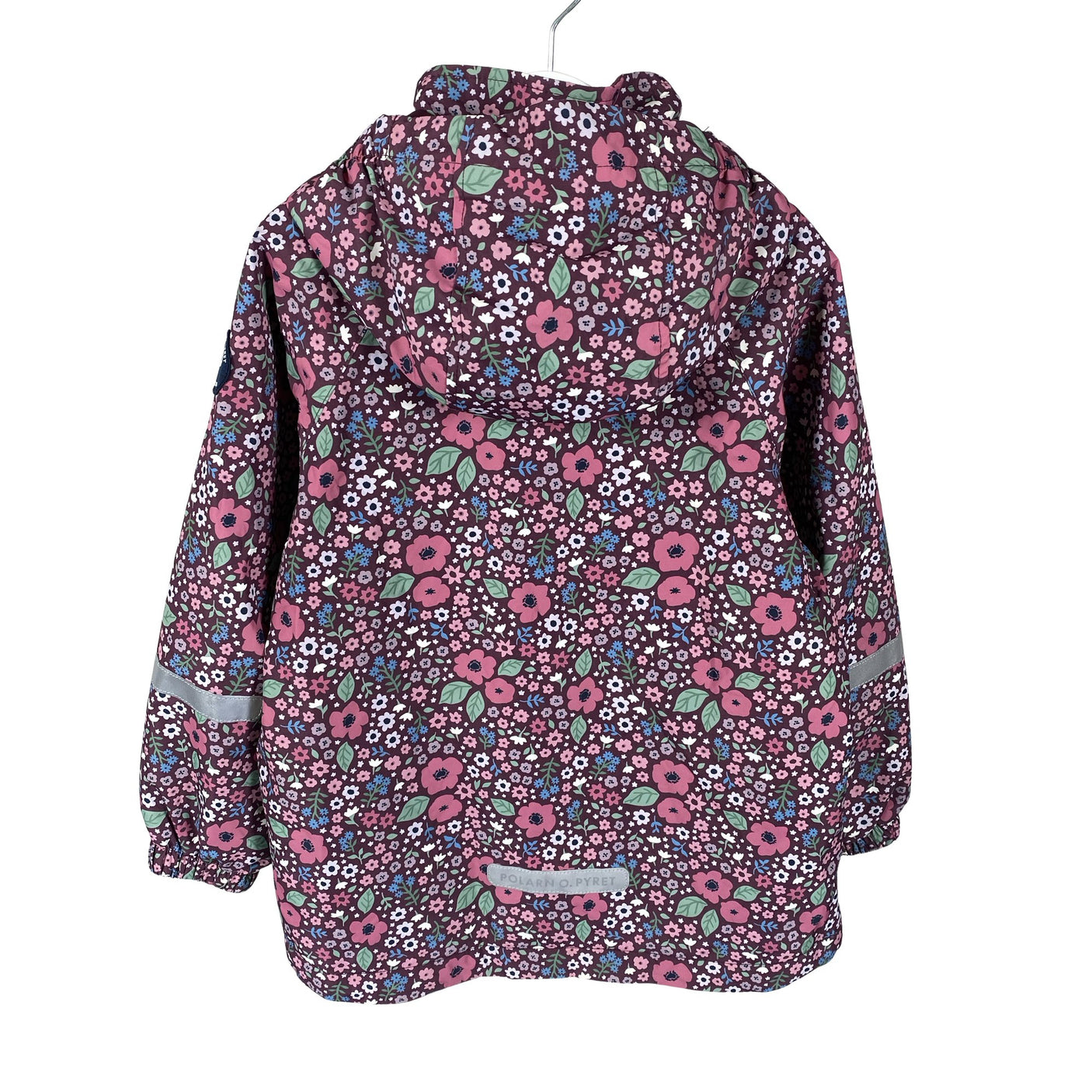 Unisex Polarn O. Pyret - Kevad-/sügisjope, suurus 116 - 122 - Veinipunane (2)