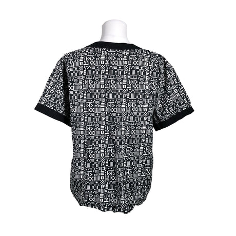 Unisex Marimekko - Lühikeste käistega pluus, suurus 38 - Must (2)