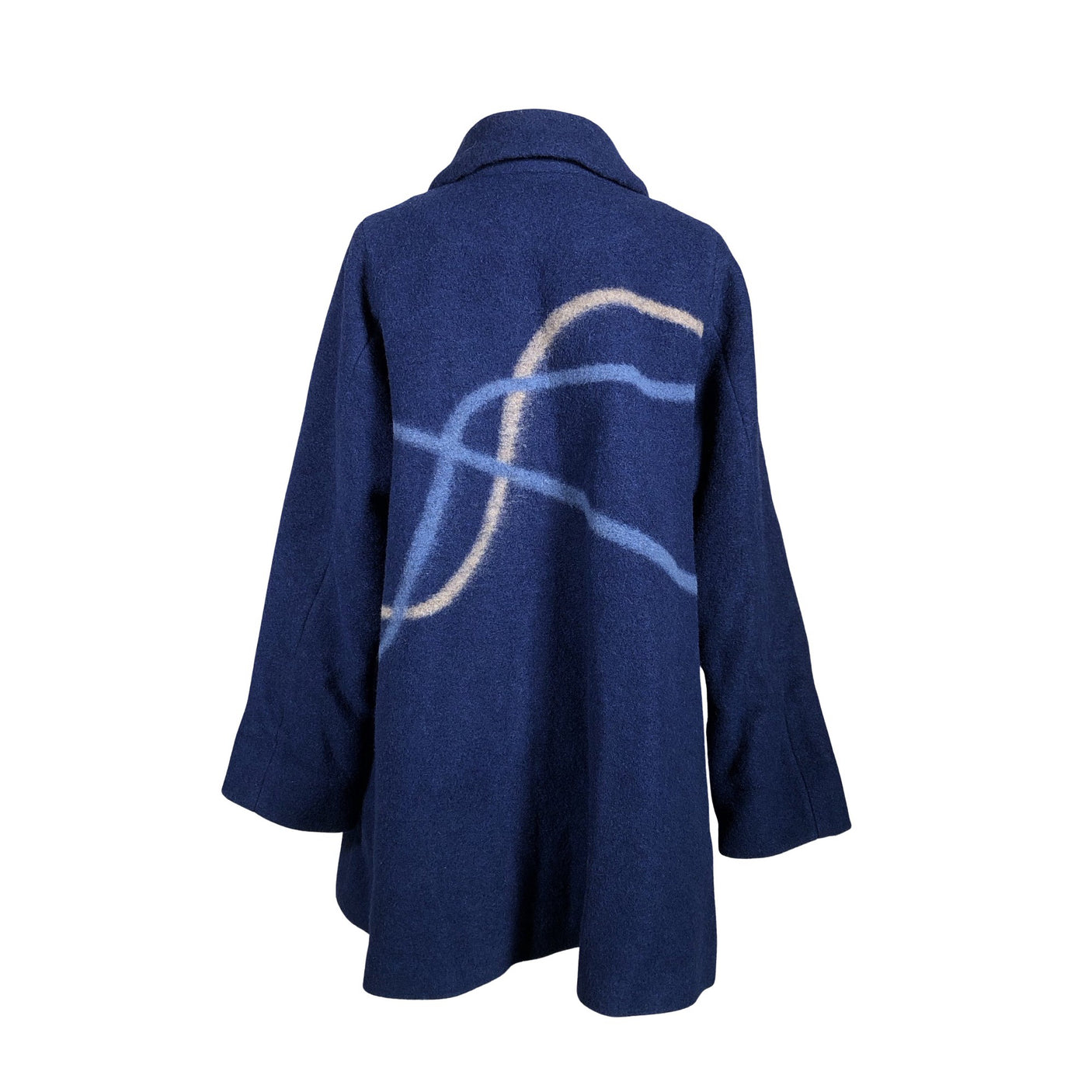 Unisex Aino - Villane mantel, suurus 40 - Sinine (3)