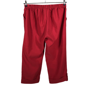 Unisex Opal - Mittevenivad poolpikad püksid, suurus 40 - Punane (2)