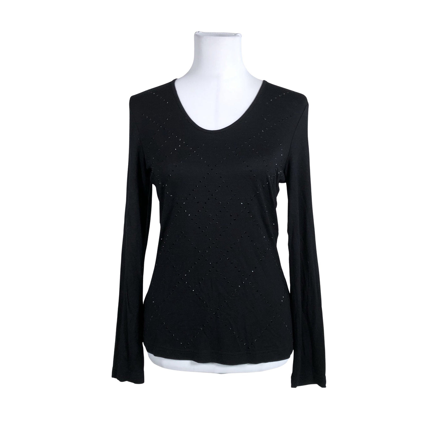 Unisex Gerry Weber - Trikotaažist pluus, suurus 38 - Must (1)