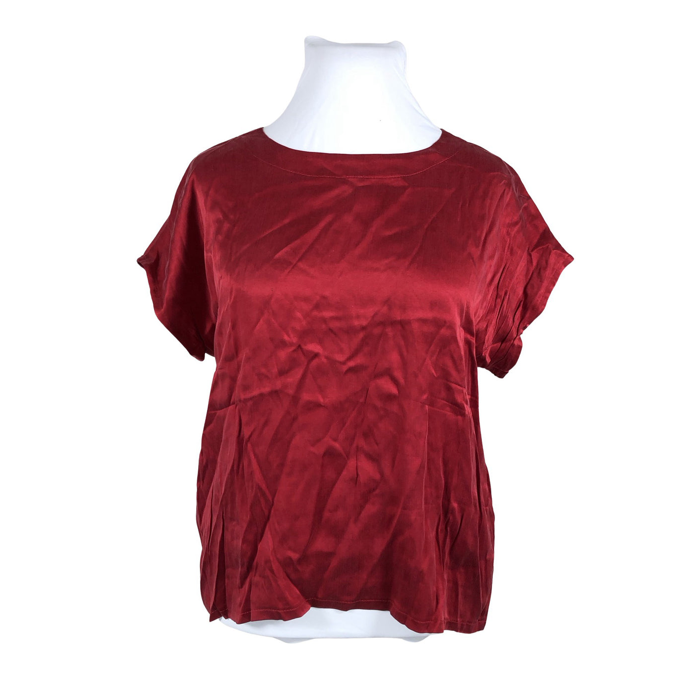 Unisex feelK - Lühikeste käistega pluus, suurus 42 - Punane (1)