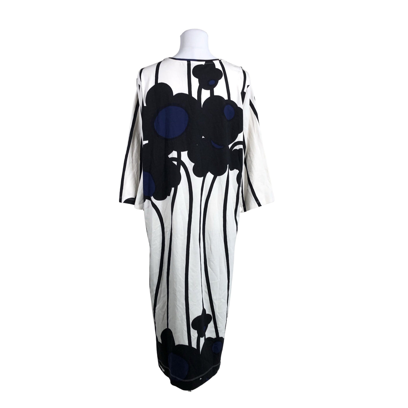 Unisex Marimekko - Trikotaažist kleit, suurus 38 - Valge (3)