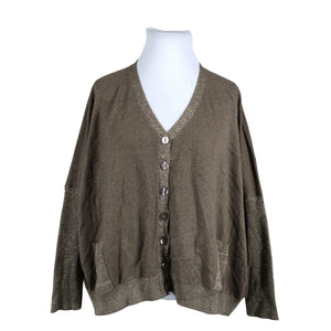 Unisex Saint Tropez - Kardigan, suurus 42 - Pruun (1)