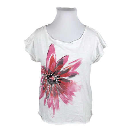 Unisex Esprit - Trikotaažist topp, suurus 42 - Valge (2)