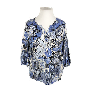 Unisex Soyaconcept - Trikotaažist pluus, suurus 44 - Sinine (2)