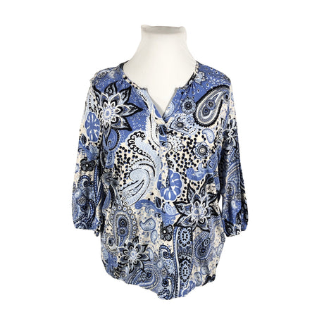 Unisex Soyaconcept - Trikotaažist pluus, suurus 44 - Sinine (2)