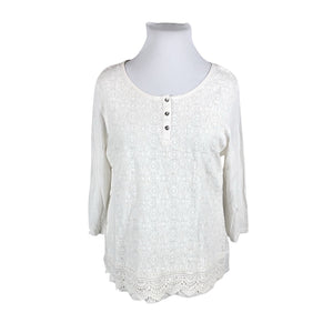 Unisex Luhta - Pluus, suurus 46 - Looduslik valge (1)