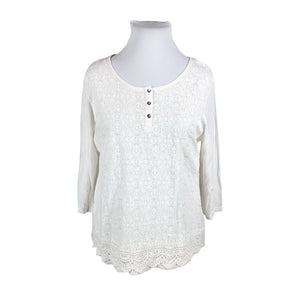 Unisex Luhta - Pluus, suurus 46 - Looduslik valge (2)