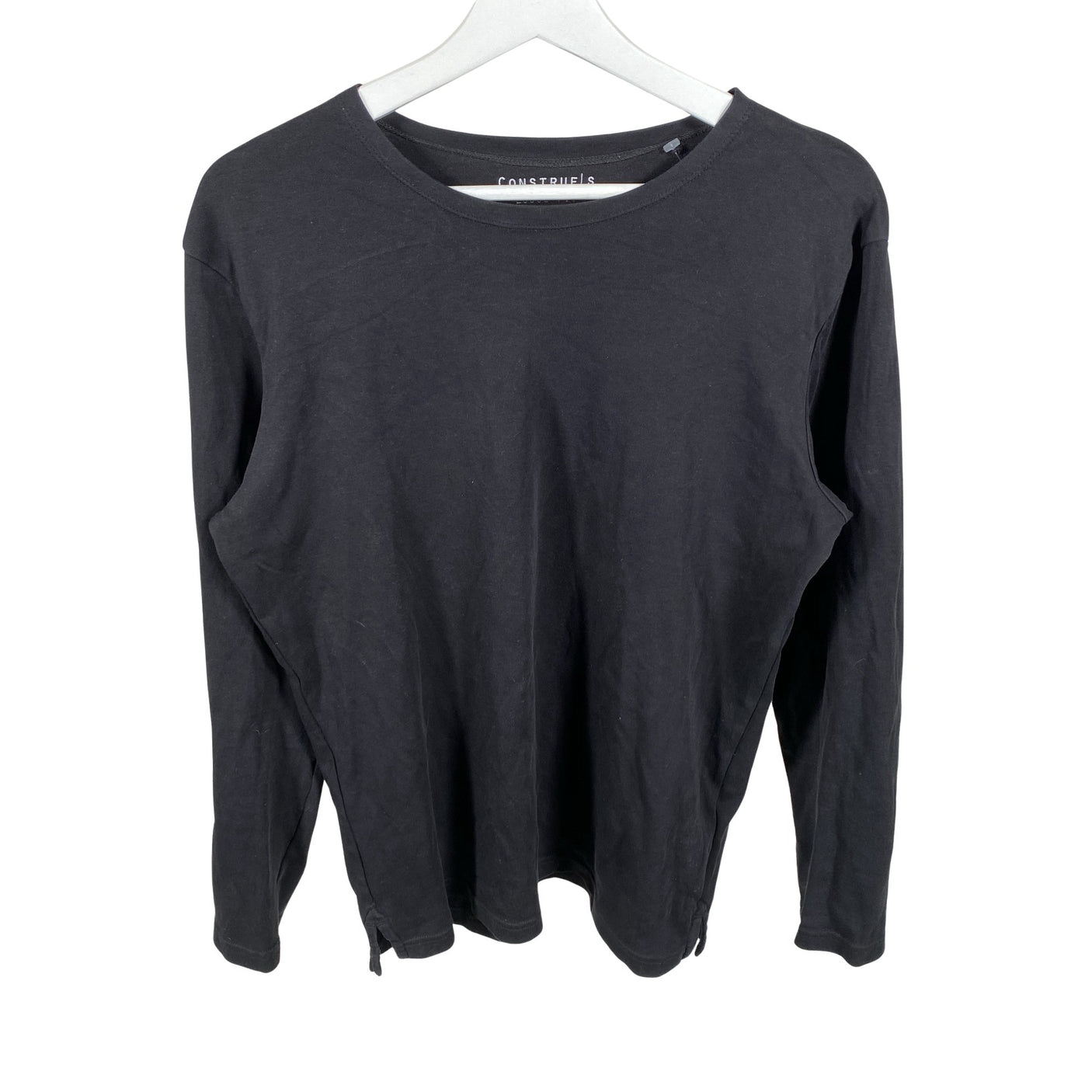 Unisex Construe - Trikotaažist pluus, suurus S - Must (1)