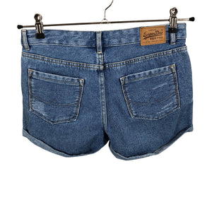 Unisex Superdry - Teksast lühikesed püksid, suurus W25 - Sinine (4)