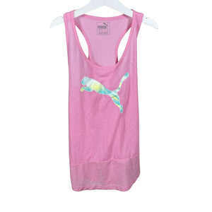 Unisex Puma - Trikotaažist topp, suurus 146 - 152 - Heleroosa (1)