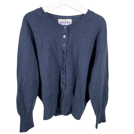 Unisex Brora - Kardigan, suurus 146 - 152 - Sinine ()