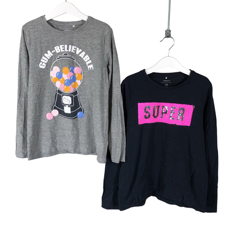 Unisex Name It - Trikotaažist pluus, suurus 146 - 152 - Hall ()