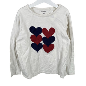 Unisex Uniqlo - Trikotaažist pluus, suurus 146 - 152 - Valge (1)