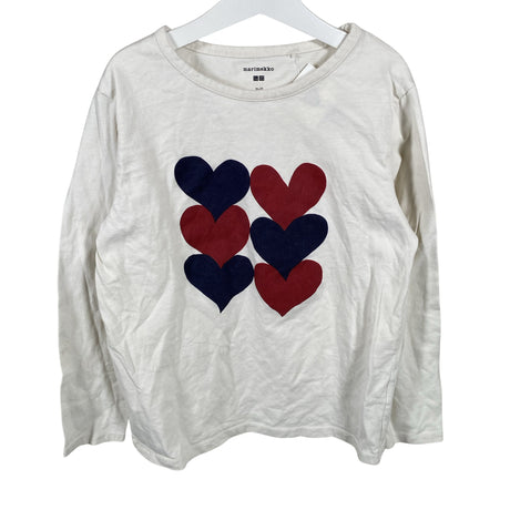 Unisex Uniqlo - Trikotaažist pluus, suurus 146 - 152 - Valge ()
