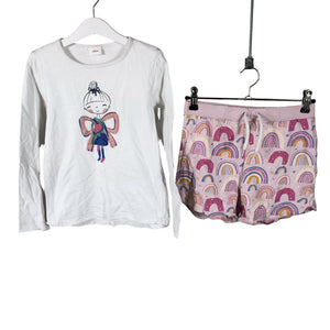 Unisex s.Oliver - Trikotaažist pluus, suurus 134 - 140 - Heleroosa (1)