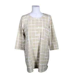 Unisex Nanso - Trikotaažist tuunika, suurus 40 - Beige (1)