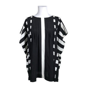 Unisex Marimekko - Lühikeste käistega pluus, suurus 34 - Must (1)
