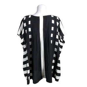 Unisex Marimekko - Lühikeste käistega pluus, suurus 34 - Must (3)