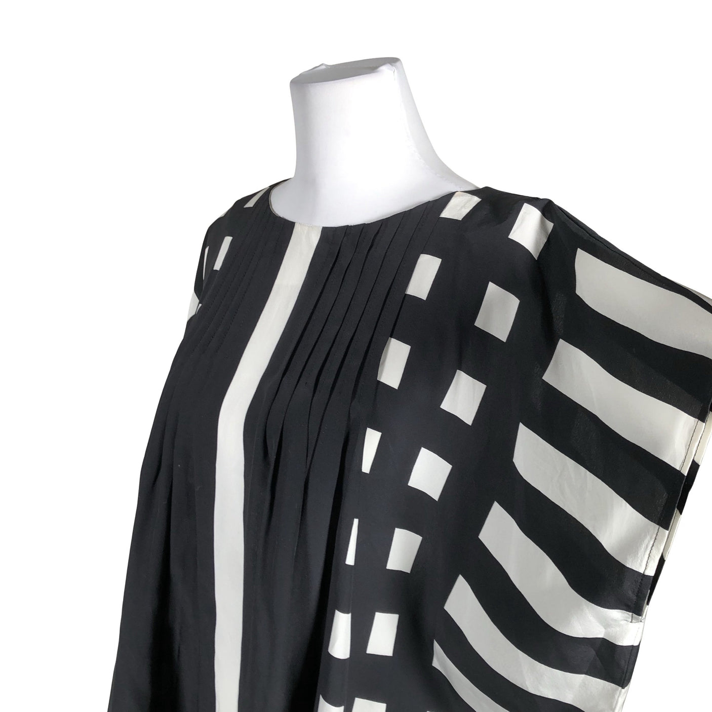 Unisex Marimekko - Lühikeste käistega pluus, suurus 34 - Must (2)