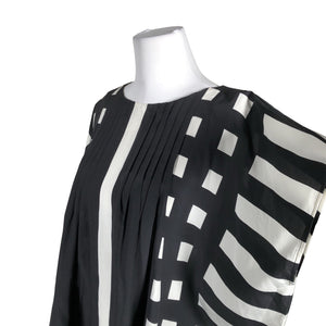 Unisex Marimekko - Lühikeste käistega pluus, suurus 34 - Must (2)