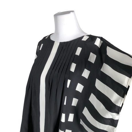 Unisex Marimekko - Lühikeste käistega pluus, suurus 34 - Must (2)
