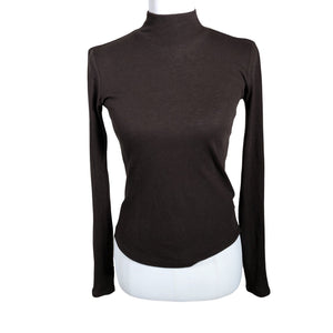 Unisex Oysho - Trikotaažist pluus, suurus 36 - Pruun (1)
