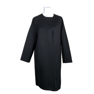 Unisex Theory - Villane mantel, suurus 36 - Must (1)