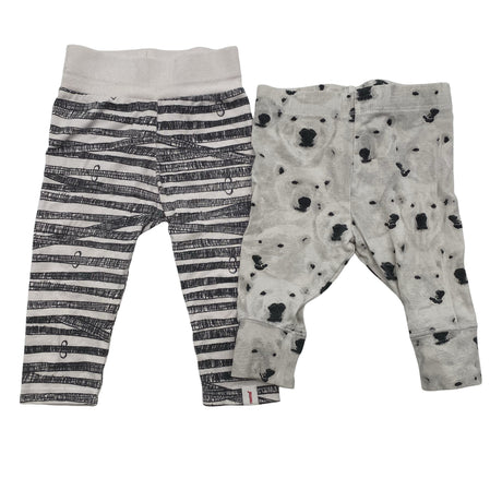 Unisex Lindex - Trikotaažist püksid, suurus 56 - 62 - Hall ()
